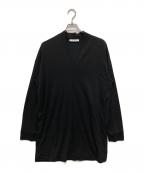 MaxMara LEISUREマックスマーラレジャー）の古着「チュニックブラウス」｜ブラック