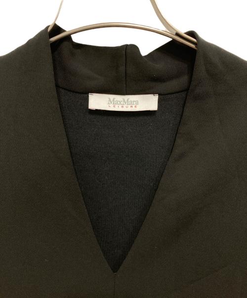 MaxMara LEISURE（マックスマーラレジャー）MaxMara LEISURE (マックスマーラレジャー) チュニックブラウス ブラック サイズ:不明の古着・服飾アイテム