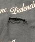 中古・古着 BALENCIAGA (バレンシアガ) ロゴ オーバーサイズ ポンチョ/スクリプトロゴプリントTシャツドレス ブラック サイズ:XS：18000円