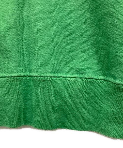 BACKDROP（バックドロップ）BACKDROP (バックドロップ) Vintage PEANUTS (ヴィンテージピーナッツ) スヌーピープリントラグランスウェット グリーン サイズ:Sの古着・服飾アイテム