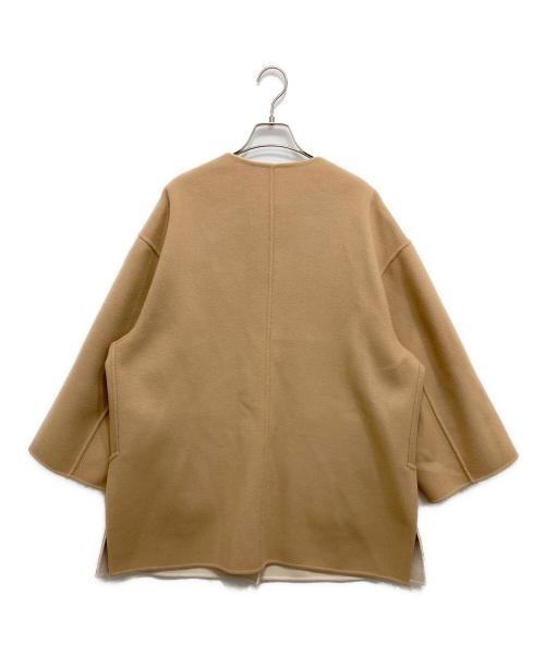 UNITED ARROWS（ユナイテッドアローズ）UNITED ARROWS (ユナイテッドアローズ) ウールリバーシブルコート アイボリー×ベージュ サイズ:38の古着・服飾アイテム