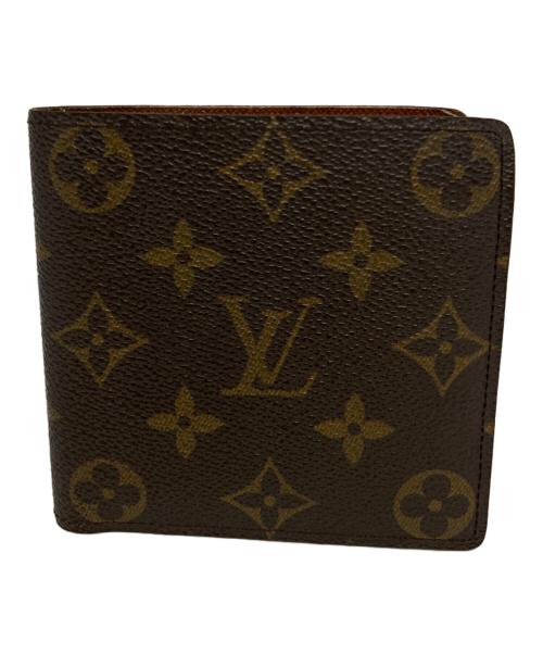 LOUIS VUITTON（ルイ ヴィトン）LOUIS VUITTON (ルイ ヴィトン) ポルトフォイユ・マルコ/2つ折り財布 ブラウンの古着・服飾アイテム