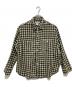 POST O'ALLS（ポストオーバーオールズ）の古着「St.Louis cotton flannel plaid grey block/チェックシャツ」｜グリーン