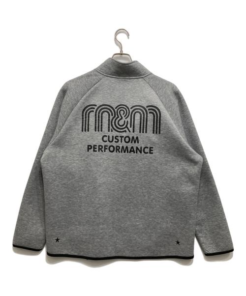 m&m custom performance（エムアンドエム カスタムパフォーマンス）m&m custom performance (エムアンドエム カスタムパフォーマンス) ボンディングトラックジャケット グレー サイズ:XLの古着・服飾アイテム