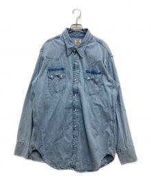 LEVI'S VINTAGE CLOTHING（リーバイス ビンテージ クロージング）の古着「ショートホーンウエスタンシャツ/デニムウエスタンシャツ」｜インディゴ