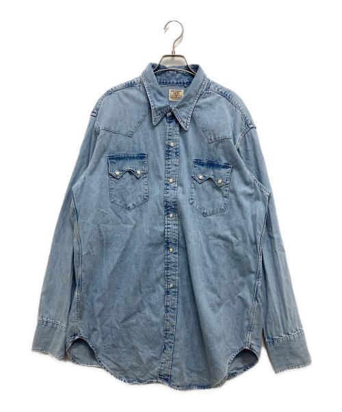 LEVI'S VINTAGE CLOTHING（リーバイス ビンテージ クロージング）LEVI'S VINTAGE CLOTHING (リーバイス ビンテージ クロージング) ショートホーンウエスタンシャツ/デニムウエスタンシャツ インディゴ サイズ:Lの古着・服飾アイテム