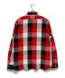 THE REAL McCOY'S (ザ・リアルマッコイズ) 8HU LUMBERJACK BLOCK CHECK FLANNEL SHIRT/コットンチェックシャツ レッド サイズ:17：12000円