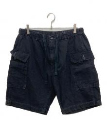 POST O'ALLS（ポストオーバーオールズ）の古着「E-Z WALKABOUT Shorts cotton dobby ripstopリップストップハーフパンツ」｜ブラック