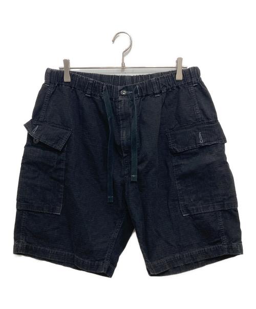 POST O'ALLS（ポストオーバーオールズ）POST O'ALLS (ポストオーバーオールズ) E-Z WALKABOUT Shorts cotton dobby ripstopリップストップハーフパンツ ブラック サイズ:XLの古着・服飾アイテム