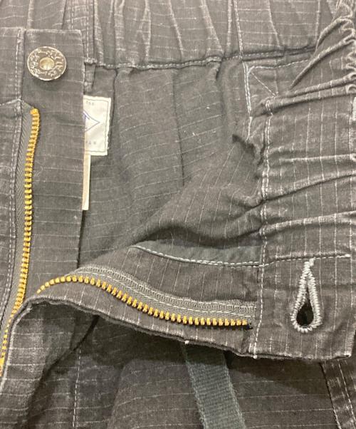 POST O'ALLS（ポストオーバーオールズ）POST O'ALLS (ポストオーバーオールズ) E-Z WALKABOUT Shorts cotton dobby ripstopリップストップハーフパンツ ブラック サイズ:XLの古着・服飾アイテム