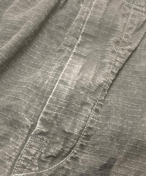 POST O'ALLS（ポストオーバーオールズ）POST O'ALLS (ポストオーバーオールズ) E-Z WALKABOUT Shorts cotton dobby ripstopリップストップハーフパンツ ブラック サイズ:XLの古着・服飾アイテム
