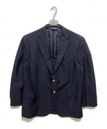 BROOKS BROTHERS 1818（ブルックスブラザーズ 1818）の古着「WOOL&MOHAIR/紺ブレ/金釦テーラードジャケット」｜ネイビー