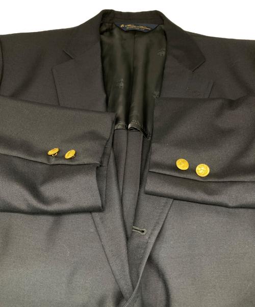 BROOKS BROTHERS 1818（ブルックスブラザーズ 1818）BROOKS BROTHERS 1818 (ブルックスブラザーズ 1818) WOOL&MOHAIR/紺ブレ/金釦テーラードジャケット ネイビー サイズ:42の古着・服飾アイテム