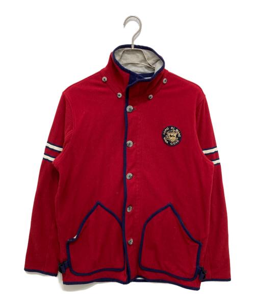 LUPO DI MARE SINA COVA（ルポ ディ マーレ シナコバ）LUPO DI MARE SINA COVA (ルポ ディ マーレ シナコバ) ワッペンジャケット レッド サイズ:Lの古着・服飾アイテム