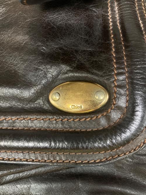 Chloe（クロエ）Chloe (クロエ) ベイ レザー ハンドバッグ ブラウンの古着・服飾アイテム