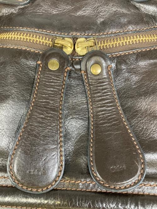 Chloe（クロエ）Chloe (クロエ) ベイ レザー ハンドバッグ ブラウンの古着・服飾アイテム