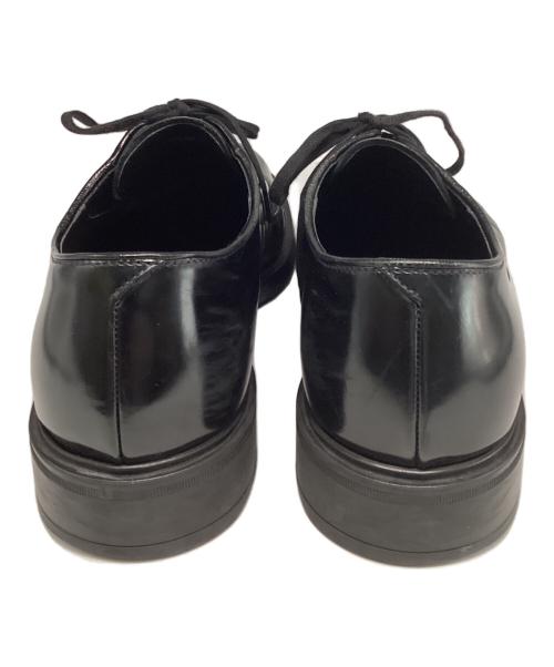 PRADA（プラダ）PRADA (プラダ) プレーントゥダービーシューズ ブラック サイズ:6 1/2の古着・服飾アイテム