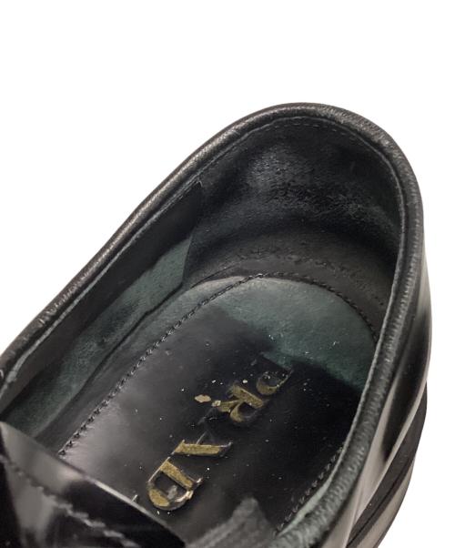 PRADA（プラダ）PRADA (プラダ) プレーントゥダービーシューズ ブラック サイズ:6 1/2の古着・服飾アイテム