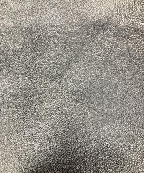 BURBERRY BLACK LABEL（バーバリーブラックレーベル）BURBERRY BLACK LABEL (バーバリーブラックレーベル) ラムレザーシングルライダースジャケット ブラック サイズ:Lの古着・服飾アイテム