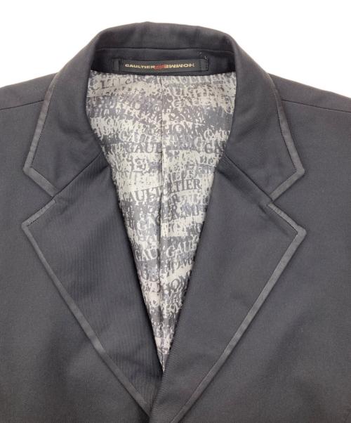 GAULTIER HOMME objet（ゴルチエオムオブジェ）GAULTIER HOMME objet (ゴルチエオムオブジェ) 3Bテーラードジャケット ブラック サイズ:46の古着・服飾アイテム
