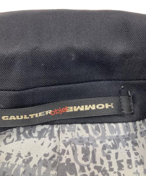 GAULTIER HOMME objet（ゴルチエオムオブジェ）GAULTIER HOMME objet (ゴルチエオムオブジェ) 3Bテーラードジャケット ブラック サイズ:46の古着・服飾アイテム