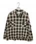 J.S HOMESTEAD（ジャーナルスタンダード ホームステッド）の古着「Stead OMBRE OPEN SHIRT」｜グリーン×ブラウン