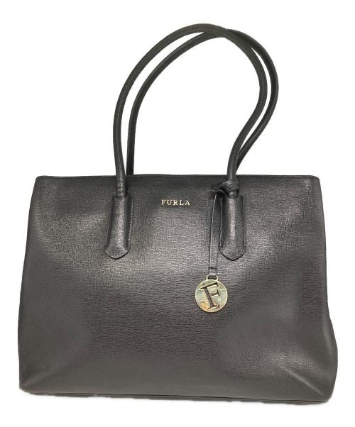 FURLA（フルラ）FURLA (フルラ) テッサトートバッグ ブラックの古着・服飾アイテム