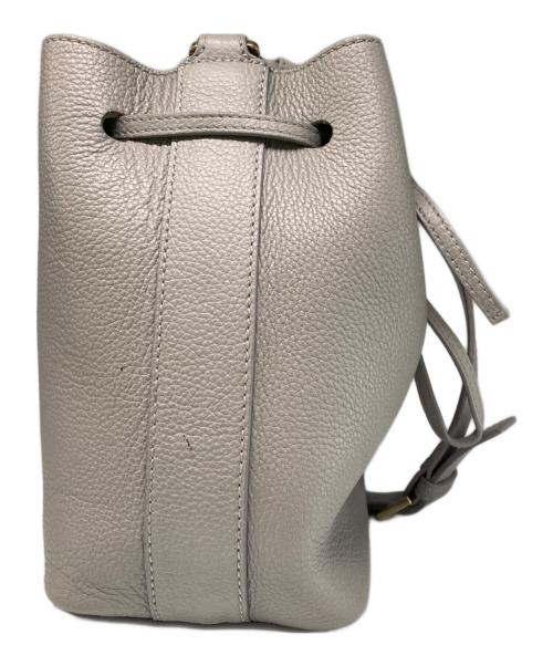 FURLA（フルラ）FURLA (フルラ) コスタンザ巾着ショルダーバッグ ライトグレーの古着・服飾アイテム