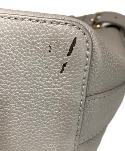 FURLA（フルラ）FURLA (フルラ) コスタンザ巾着ショルダーバッグ ライトグレーの古着・服飾アイテム