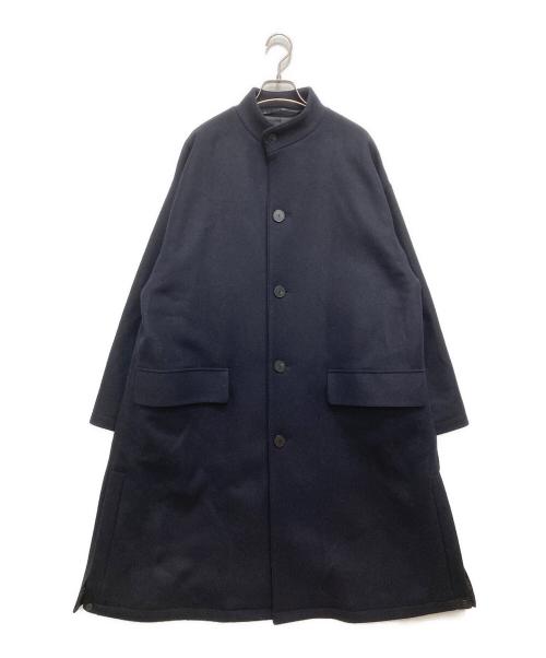 TOMORROW LAND（トゥモローランド）TOMORROW LAND (トゥモローランド) ファインメリノメルトン スタンドカラーコート ネイビー サイズ:XSの古着・服飾アイテム