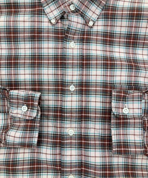 RALPH LAUREN（ラルフローレン）RALPH LAUREN (ラルフローレン) 90's ボタンダウンチェックシャツ ブラウン サイズ:XLの古着・服飾アイテム