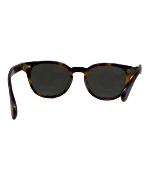 OLIVER PEOPLES（オリバーピープルズ）OLIVER PEOPLES (オリバーピープルズ) sheldrake plus-j/サングラス ブラウン サイズ:51□21-145の古着・服飾アイテム