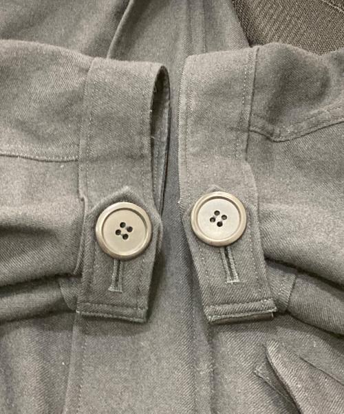 gomme（ゴム）gomme (ゴム) ウールコート ブラック サイズ:SIZE1の古着・服飾アイテム