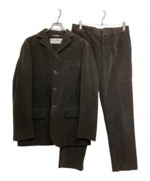 DOLCE & GABBANA（ドルチェ＆ガッバーナ）の古着「ベロア4Bセットアップ」｜ブラウン