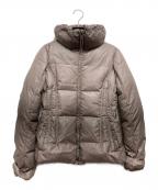 ARMANI COLLEZIONIアルマーニ コレツィオーニ）の古着「Aラインダウンジャケット」｜ベージュ