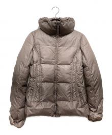 ARMANI COLLEZIONI（アルマーニ コレツィオーニ）の古着「Aラインダウンジャケット」｜ベージュ