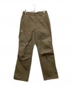 FJALLRAVENフェールラーベン）の古着「裏起毛ワークパンツ」｜グリーン