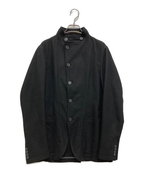 ARMANI COLLEZIONI（アルマーニ コレツィオーニ）ARMANI COLLEZIONI (アルマーニ コレツィオーニ) スタンドカラージャケット ブラック サイズ:SIZE48の古着・服飾アイテム