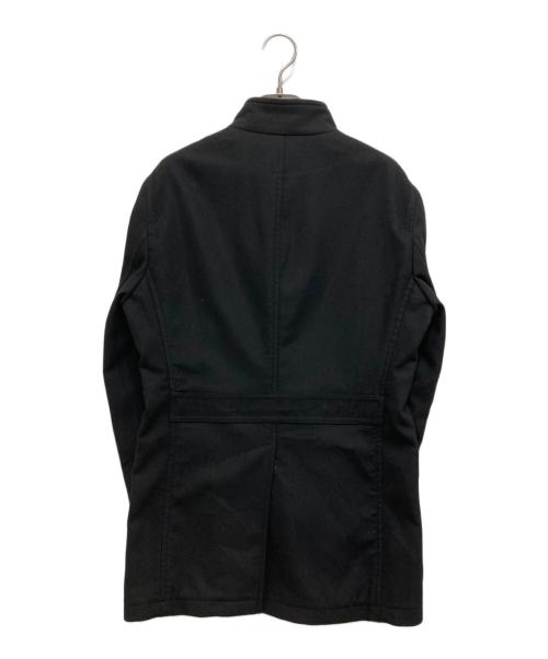 ARMANI COLLEZIONI（アルマーニ コレツィオーニ）ARMANI COLLEZIONI (アルマーニ コレツィオーニ) スタンドカラージャケット ブラック サイズ:SIZE48の古着・服飾アイテム