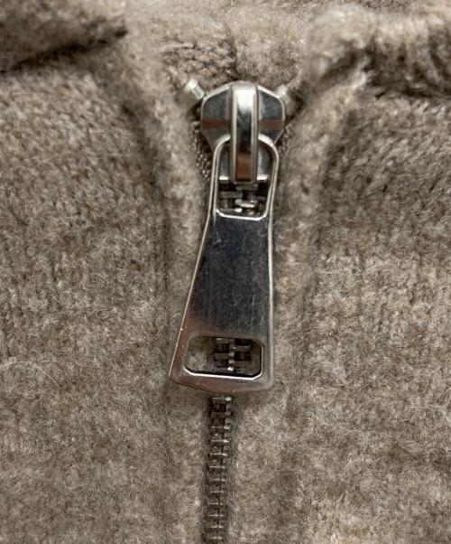 ZARA（ザラ）ZARA (ザラ) フード付きタイベルトニットカーディガン ブラウン サイズ:Lの古着・服飾アイテム