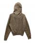 ZARA (ザラ) フード付きタイベルトニットカーディガン ブラウン サイズ:L：5000円