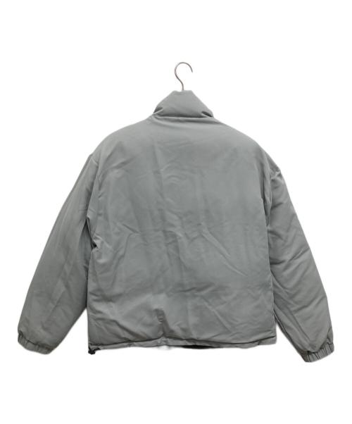 MONO-MART（モノマート）MONO-MART (モノマート) GENUINE MERCHANDISE (ジェニュイン マーチャンダイズ) リバーシブル中綿ジャケット ブラック×グレー サイズ:Lの古着・服飾アイテム