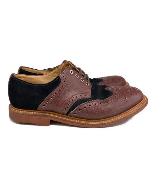mark mcnairy（マーク マクナイリー）mark mcnairy (マーク マクナイリー) ウィングチップシューズ ブラウン サイズ:GB10の古着・服飾アイテム