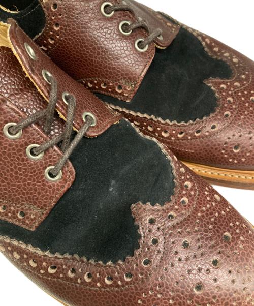 mark mcnairy（マーク マクナイリー）mark mcnairy (マーク マクナイリー) ウィングチップシューズ ブラウン サイズ:GB10の古着・服飾アイテム