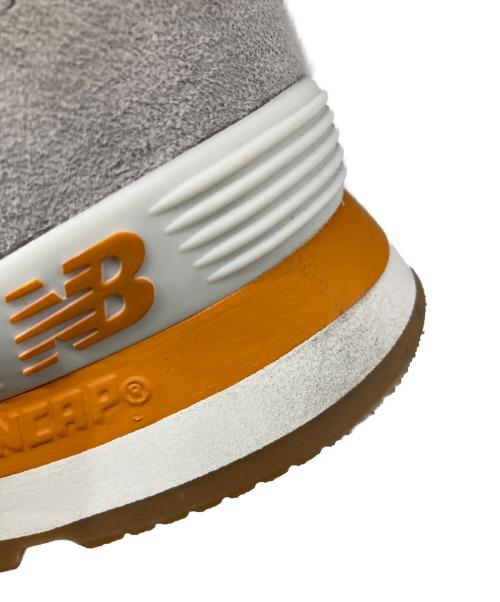 NEW BALANCE（ニューバランス）NEW BALANCE (ニューバランス) ローカットスニーカー グレー×オレンジ サイズ:US8.5の古着・服飾アイテム