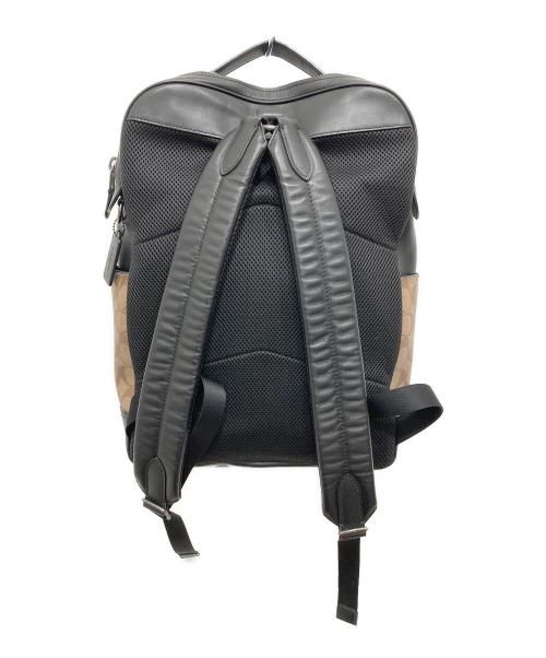 COACH（コーチ）COACH (コーチ) リュック ベージュ×ブラックの古着・服飾アイテム