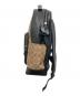 COACH (コーチ) リュック ベージュ×ブラック：12000円
