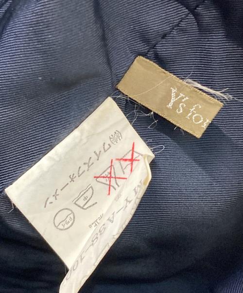 Y's for men（ワイズフォーメン）Y'S for men (ワイズフォーメン) 90's ウールキャップ ネイビーの古着・服飾アイテム