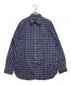 POLO RALPH LAURENポロ・ラルフローレン）の古着「チェックシャツ」｜ネイビー