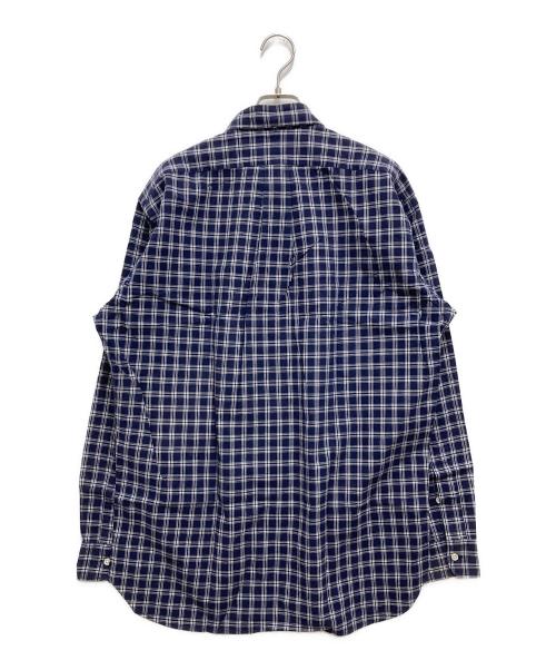 POLO RALPH LAUREN（ポロ・ラルフローレン）POLO RALPH LAUREN (ポロ・ラルフローレン) チェックシャツ ネイビー サイズ:Mの古着・服飾アイテム
